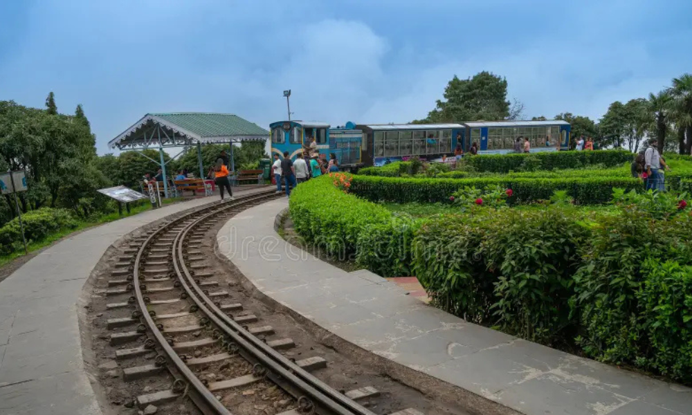 Batasia Loop darjeeling with toy train