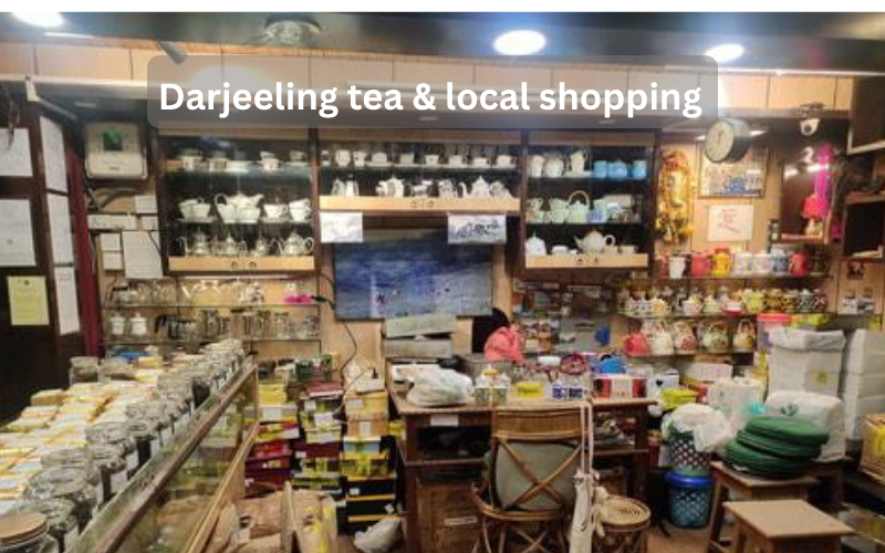 Darjeeling tea & local shopping